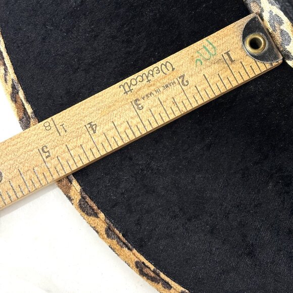 70’s Style Blk Panne Velvet Pimp Big Daddy Hat Vtg - Picture 9 of 12